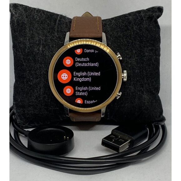 Fossil Gen 4 Authentic Digital Dial Smart Watch Custom Band FTW6016 LT332 - Picture 1 of 12